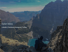 Tablet Screenshot of dylanmanz.com